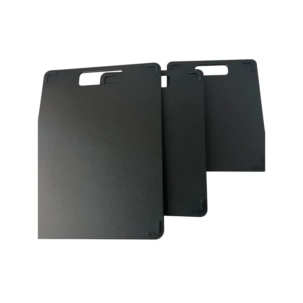 Tilly Living Grainbond Wood Fibre Chopping Board‎ 3 Piece Set in Black Groove